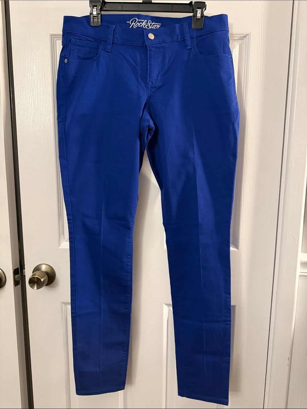 Old Navy Rockstar Skinny Pants Cobalt Blue Size 14 Tall